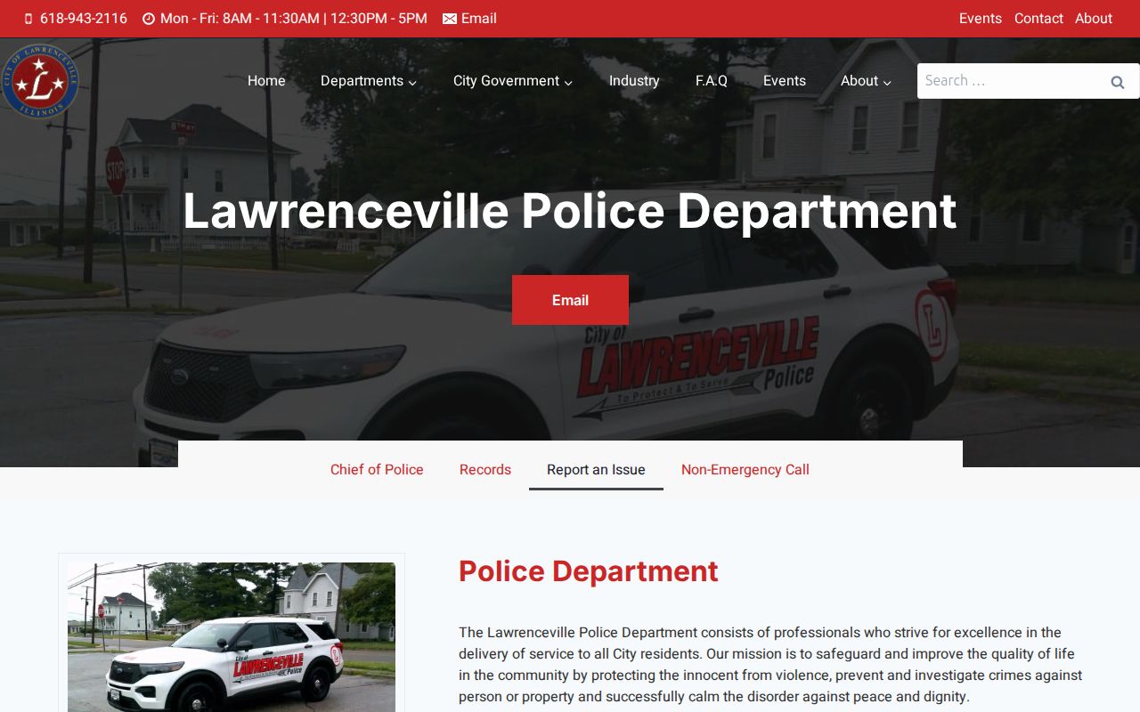 Lawrenceville Police Department arrest records contact page